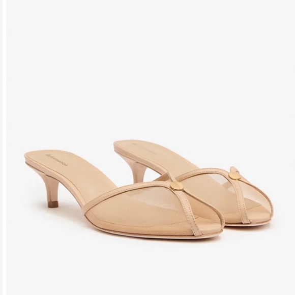 Reformation Shoes - Reformation Women’s Wisdom Peep Toe Mule.